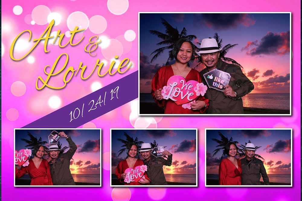 Las Vegas wedding photo booth