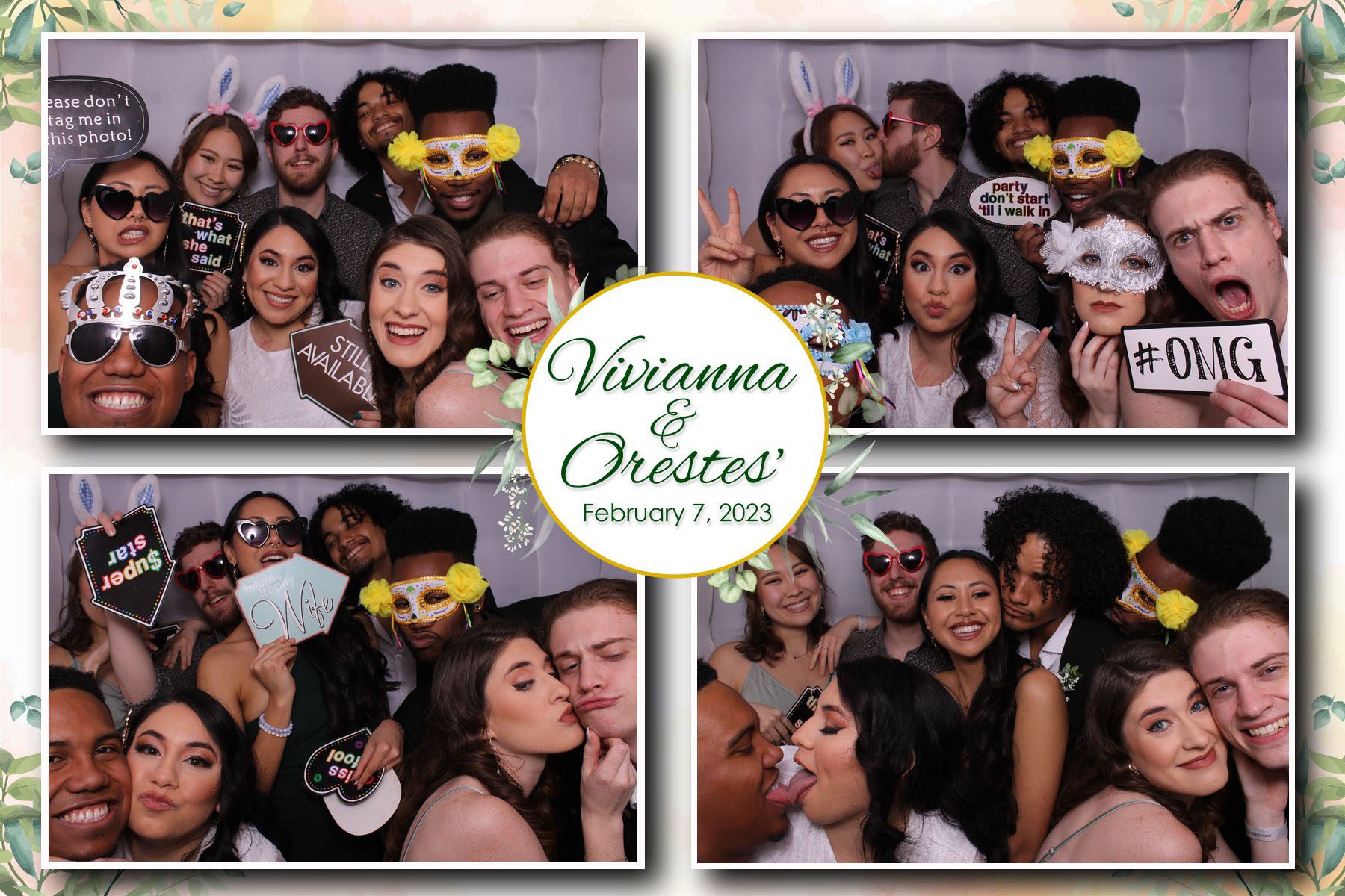 Las Vegas wedding photo booth